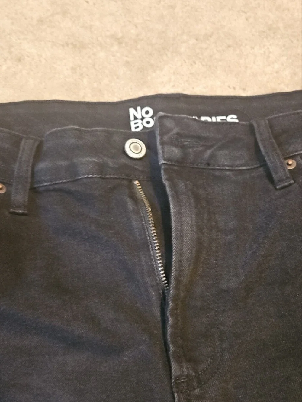 Black Frayed Hem Denim Shorts